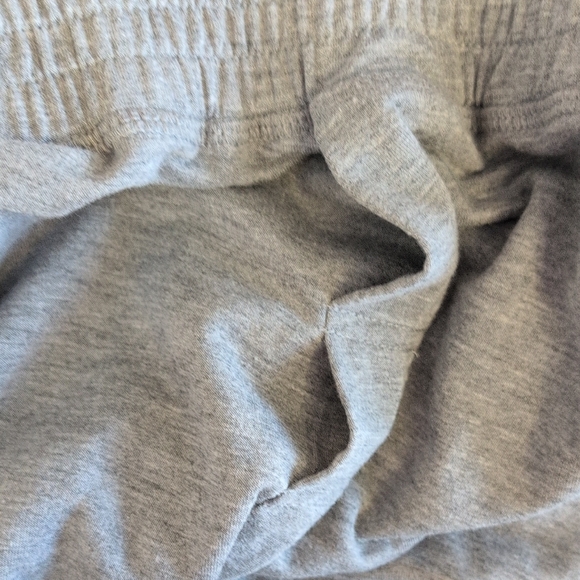 HUE Gray Lounge Pants Stretch Waist Joggers 1X W215 - Picture 7 of 9